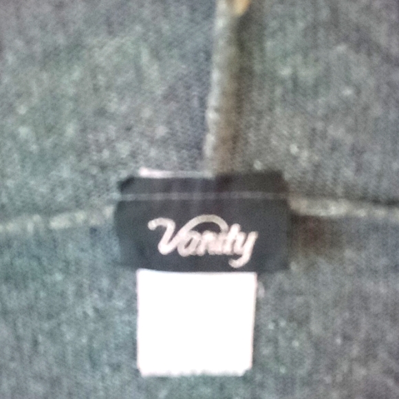 🙊3/$15-bundle only-Vintage cute hooded argyle sweater tunic - Picture 4 of 5